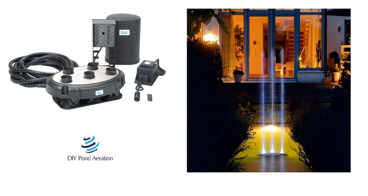 OASE Quintet 5 Jet Fountain Water Feature 9 PreProgramed effects can